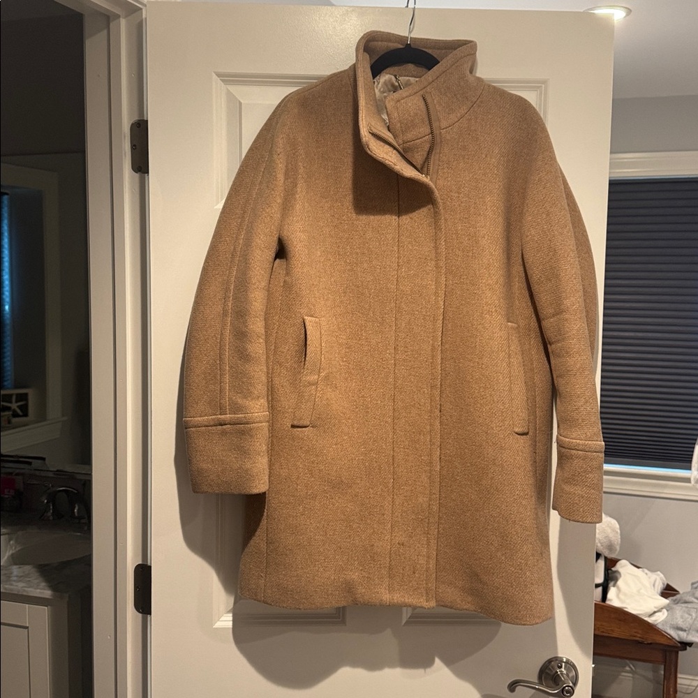J. Crew Camel Wool Coat